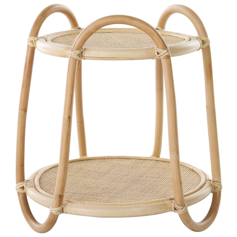Safavieh Althea Rattan Accent Table in Natural