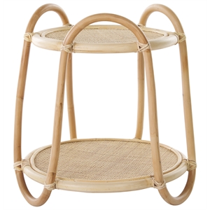 Safavieh Althea Rattan Accent Table in Natural