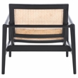 Safavieh Ender Rattan Accent Chair in Black / Natural