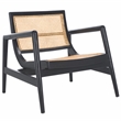 Safavieh Ender Rattan Accent Chair in Black / Natural