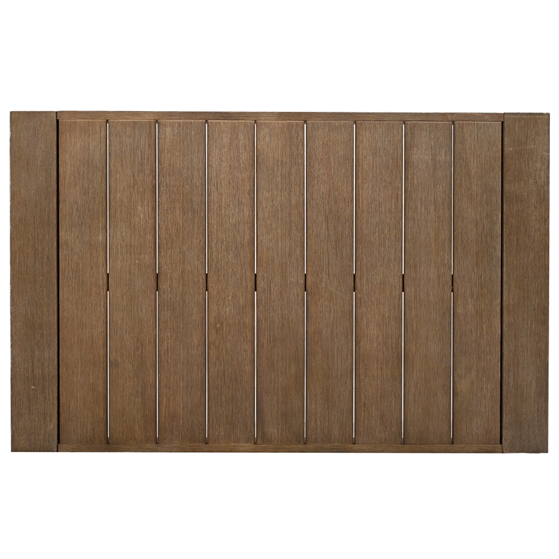 Safavieh Santiago Eucalyptus Wood Patio Coffee Table in Natural