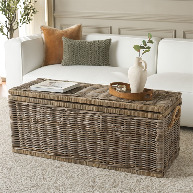 Safavieh Signy Rattan Basket in Natural