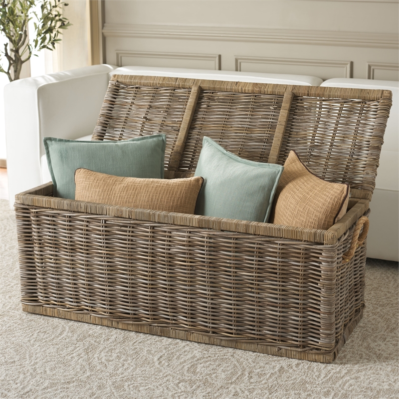 Safavieh Signy Rattan Basket in Natural