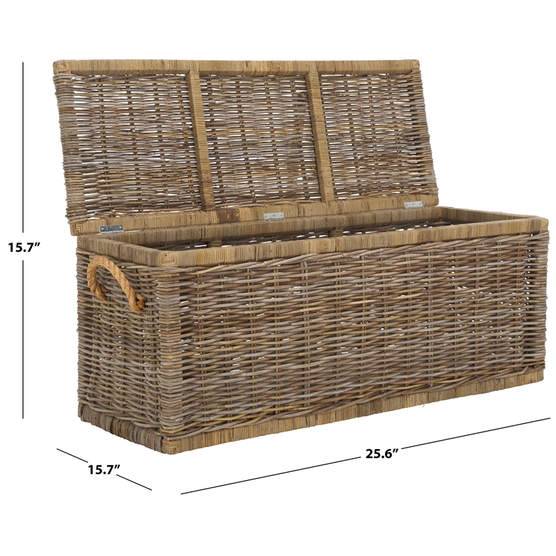 Safavieh Signy Rattan Basket in Natural