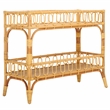 Safavieh Isaiah Rattan 2 Tier Storage Unit in Natural