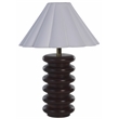 Safavieh Renata Wood Table Lamp in Walnut