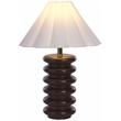 Safavieh Renata Wood Table Lamp in Walnut