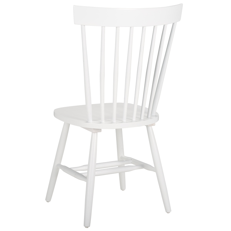Safavieh Parker Wood Spindle Dining Chair (Set Of 2) in White