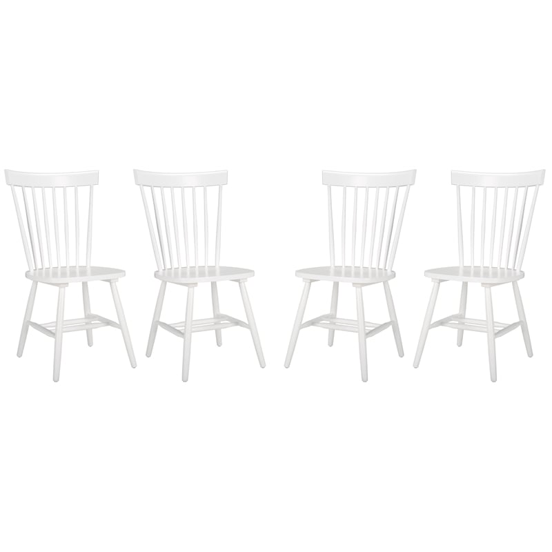 Safavieh Parker Wood Spindle Dining Chair (Set Of 2) in White