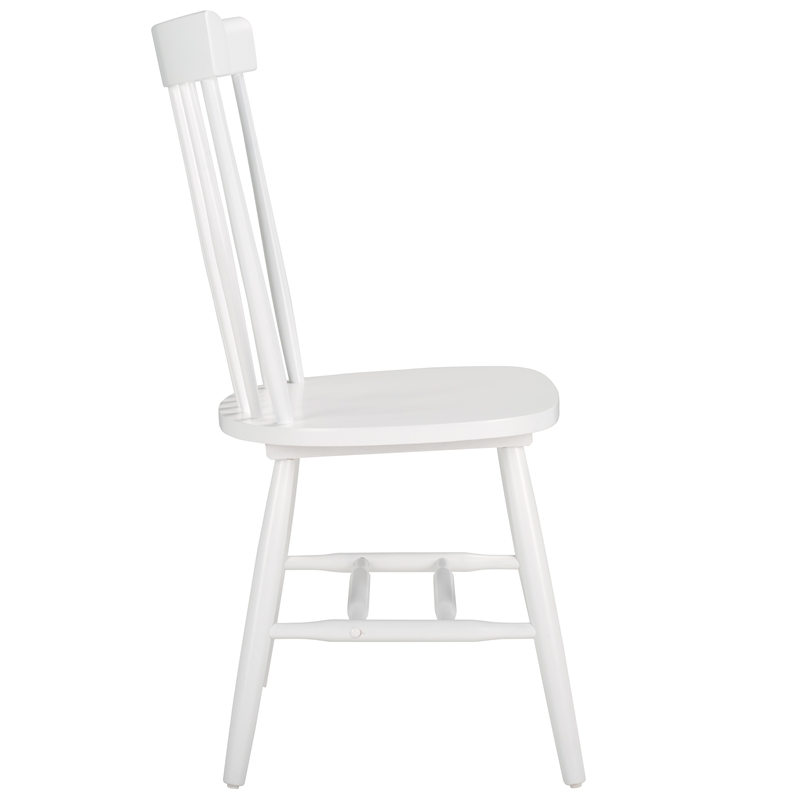 Safavieh Parker Wood Spindle Dining Chair (Set Of 2) in White