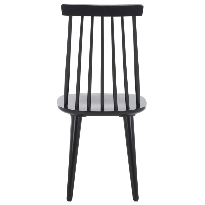 Safavieh Burris Wood Side Chair in Black