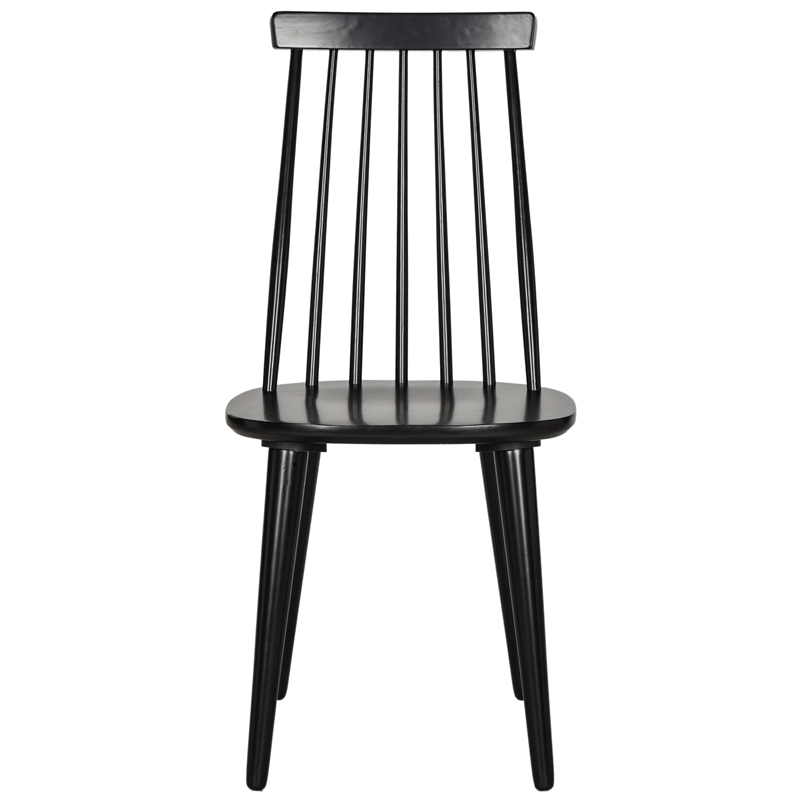 Safavieh Burris Wood Side Chair in Black