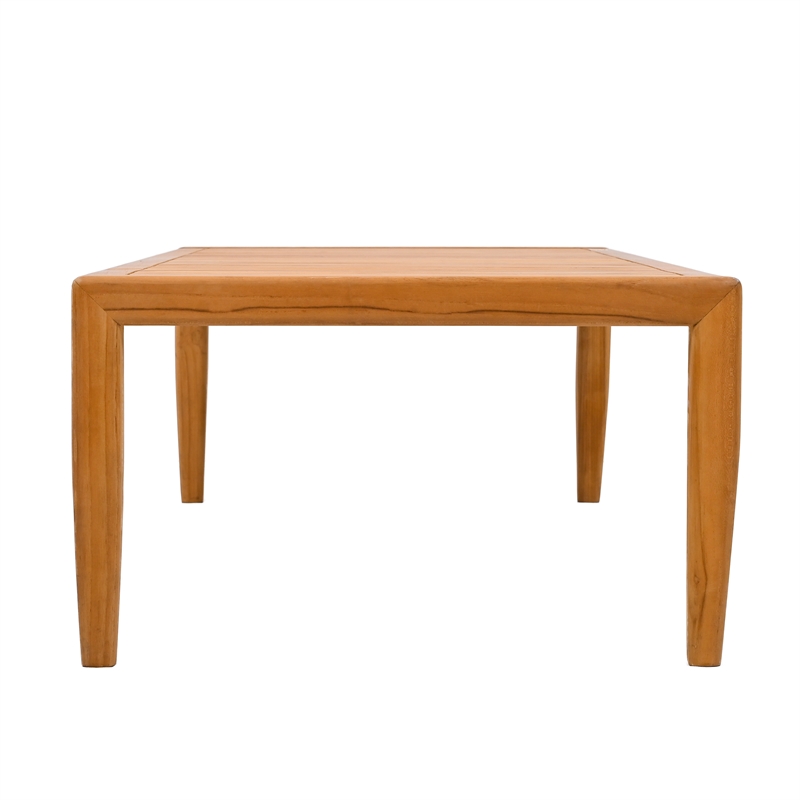 Safavieh Samoa Brazilian Teak Wood Patio Coffee Table in Natural