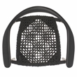 Safavieh Bandelier Teak Wood Stacking Dining Chair in Black