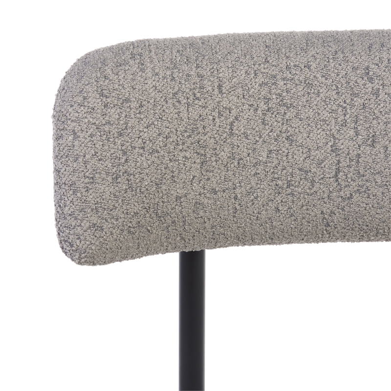 Safavieh Andrean Wood Dining Chair in Gray / Black