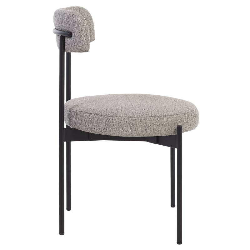 Safavieh Andrean Wood Dining Chair in Gray / Black