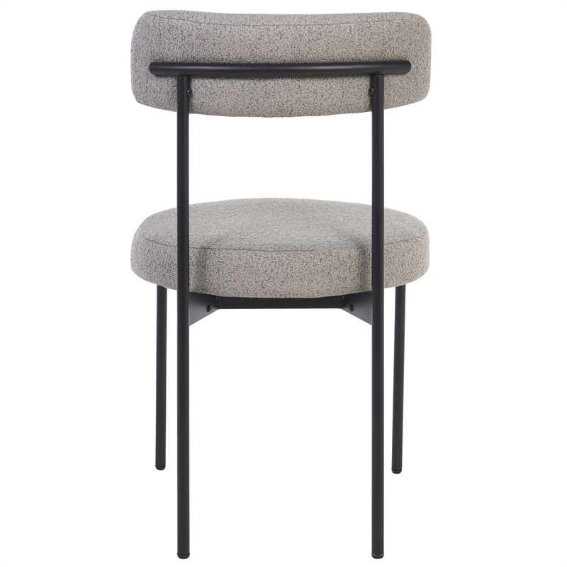 Safavieh Andrean Wood Dining Chair in Gray / Black