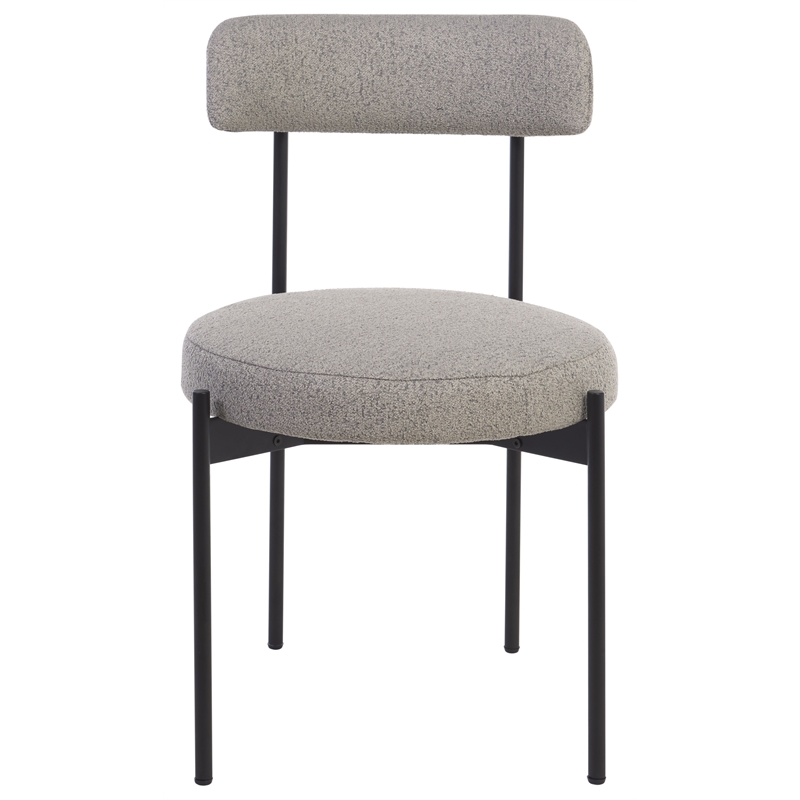 Safavieh Andrean Wood Dining Chair in Gray / Black