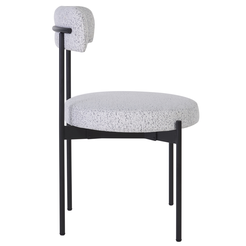 Safavieh Andrean Wood Dining Chair in Black / White