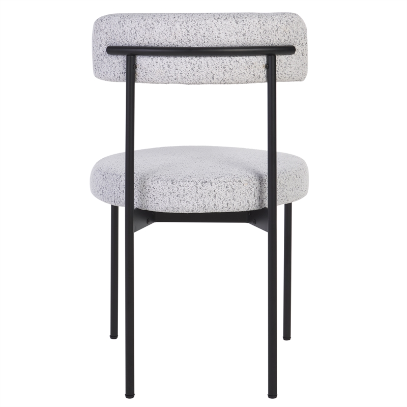 Safavieh Andrean Wood Dining Chair in Black / White