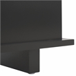 Safavieh Rodney Metal and Wood 2 Drawer Nightstand in Black