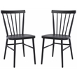 Safavieh Core Aluminum Spindle Chair Set Of 2 in Black