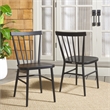 Safavieh Core Aluminum Spindle Chair Set Of 2 in Black