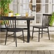 Safavieh Core Aluminum Spindle Chair Set Of 2 in Black
