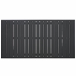 Safavieh Core Aluminum Dining Table in Black