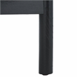 Safavieh Karyna Rattan And Glass Accent Table in Black / Natural