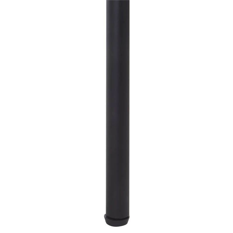 Safavieh Andrean Wood and Iron Arm Counter Stool in Black