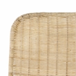 Safavieh Minerva Rattan and Iron Weaved Counter Stool in Natural / Black