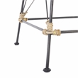 Safavieh Minerva Rattan and Iron Weaved Counter Stool in Natural / Black