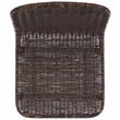 Safavieh Minerva Rattan and Iron Weaved Counter Stool in Brown / Black