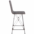 Safavieh Minerva Rattan and Iron Weaved Counter Stool in Brown / Black