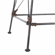 Safavieh Minerva Rattan and Iron Weaved Counter Stool in Brown / Black