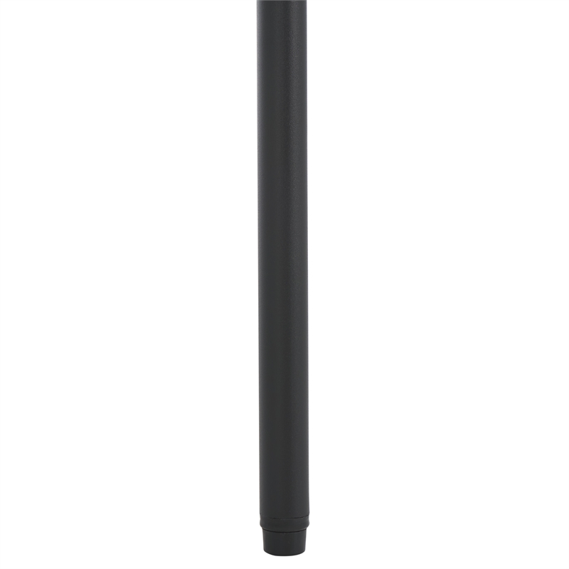 Safavieh Ivey Wood and Iron Bar Stool in Brown / Black