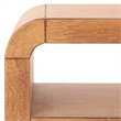 Safavieh Avivan Wood 1 Shelf Coffee Table in Natural