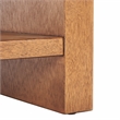 Safavieh Avivan Wood 1 Shelf Coffee Table in Natural