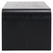 Safavieh Avivan Wood 1 Shelf Coffee Table in Black