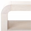 Safavieh Avivan Wood 1 Shelf Coffee Table in White