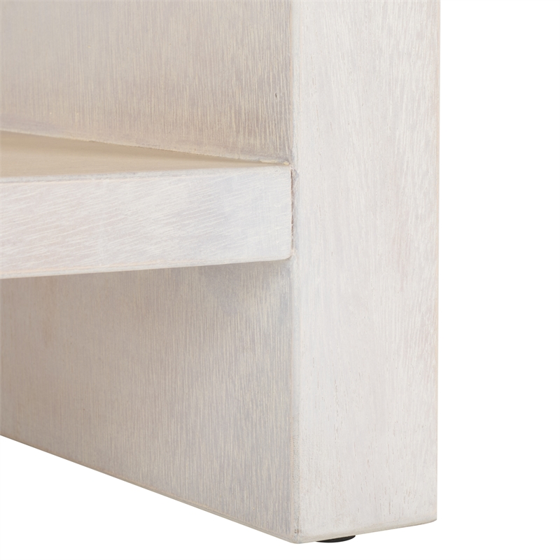 Safavieh Avivan Wood 1 Shelf Coffee Table in White