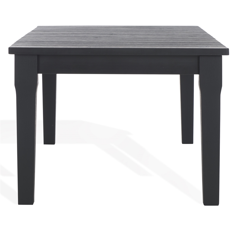 Safavieh Martinique Wood Patio Coffee Table in Black
