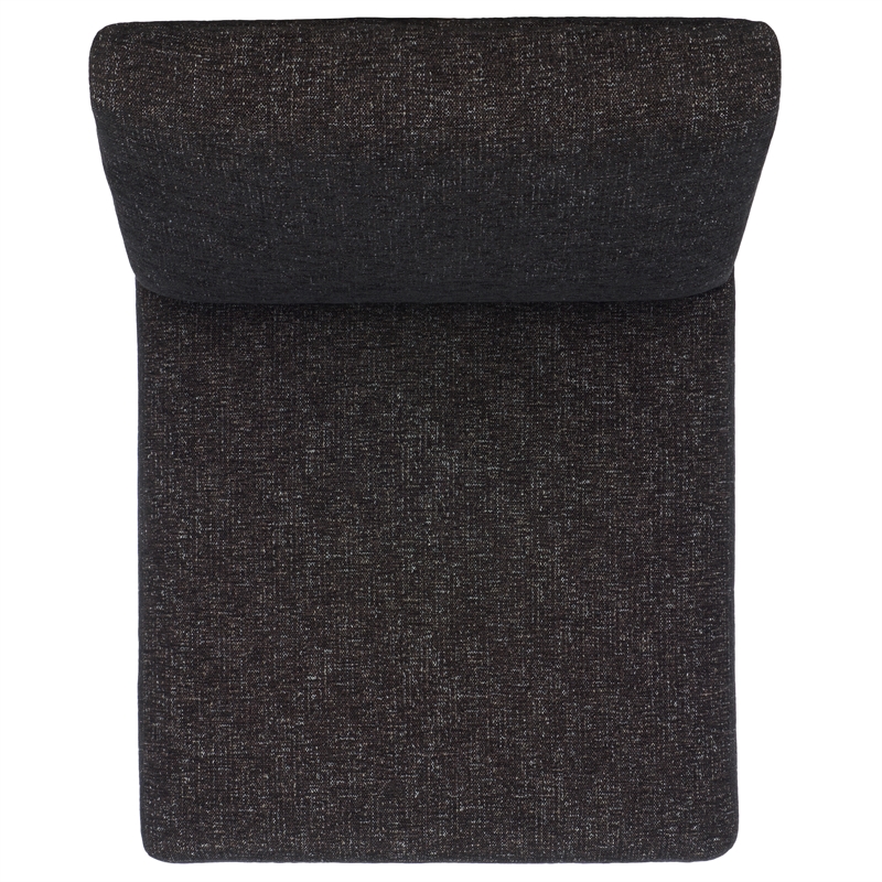 Safavieh Zale Wood and Polyester Dining Chair in Black