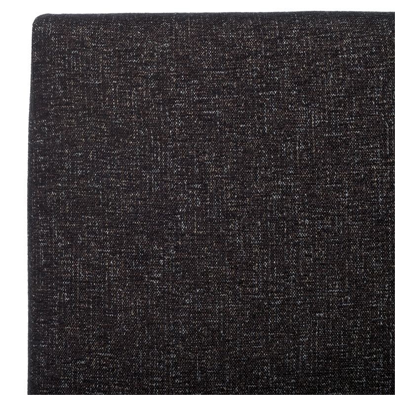Safavieh Zale Wood and Polyester Dining Chair in Black
