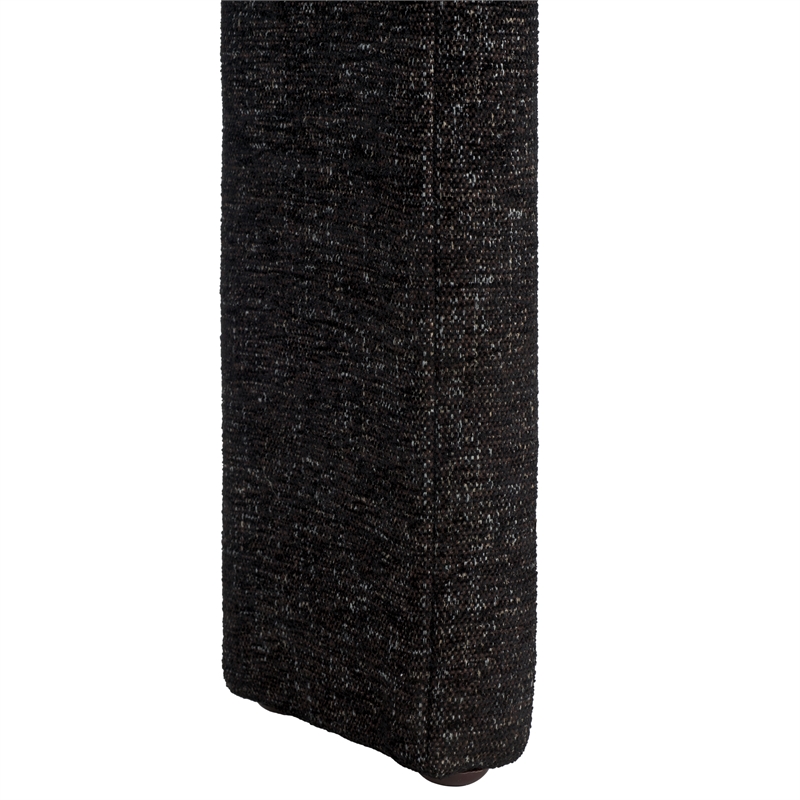 Safavieh Zale Wood and Polyester Dining Chair in Black