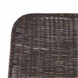 Safavieh Minerva Rattan Weaved Dining Chair in Brown / Black