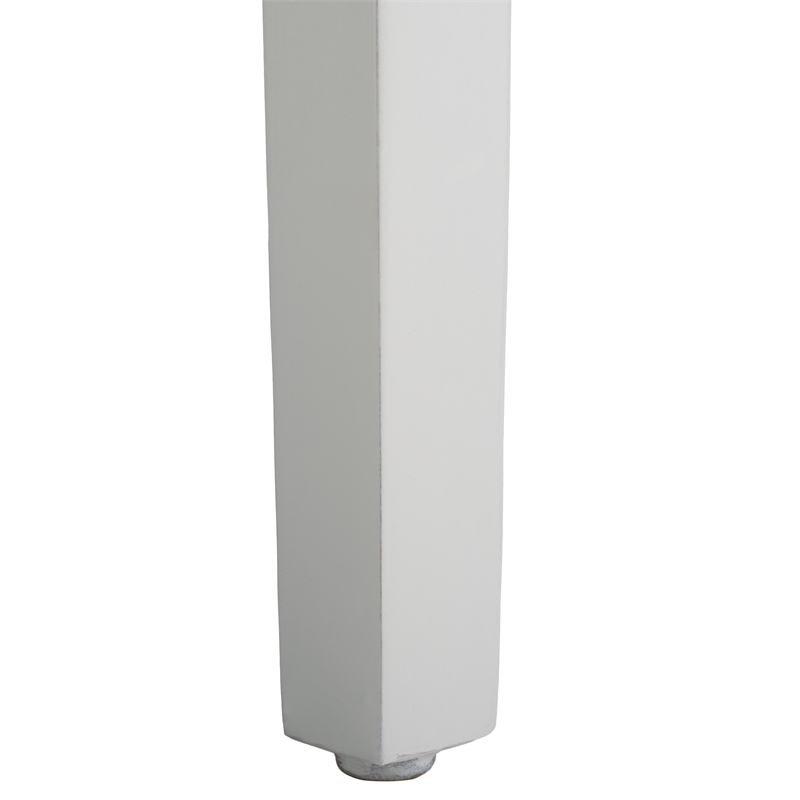 Safavieh Suzetta Pine Wood Dining Chair in White / Natural