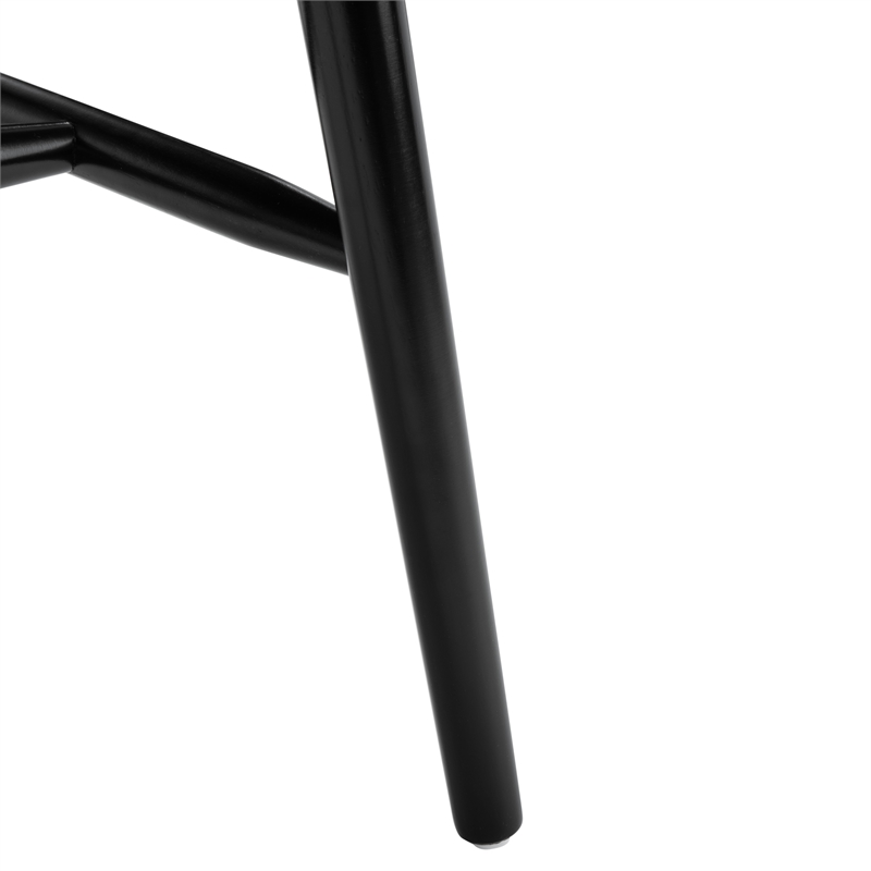 Safavieh Winona Wood Spindle Back Dining Chair in Black