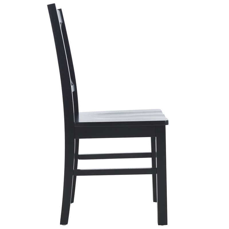 Safavieh Akash Wood Dining Chair in Black